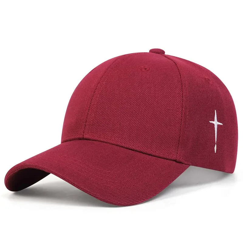 Unisex Simple Cross Water Drop Adjustable Casual Hat Sunscreen Hat - Authentifactor