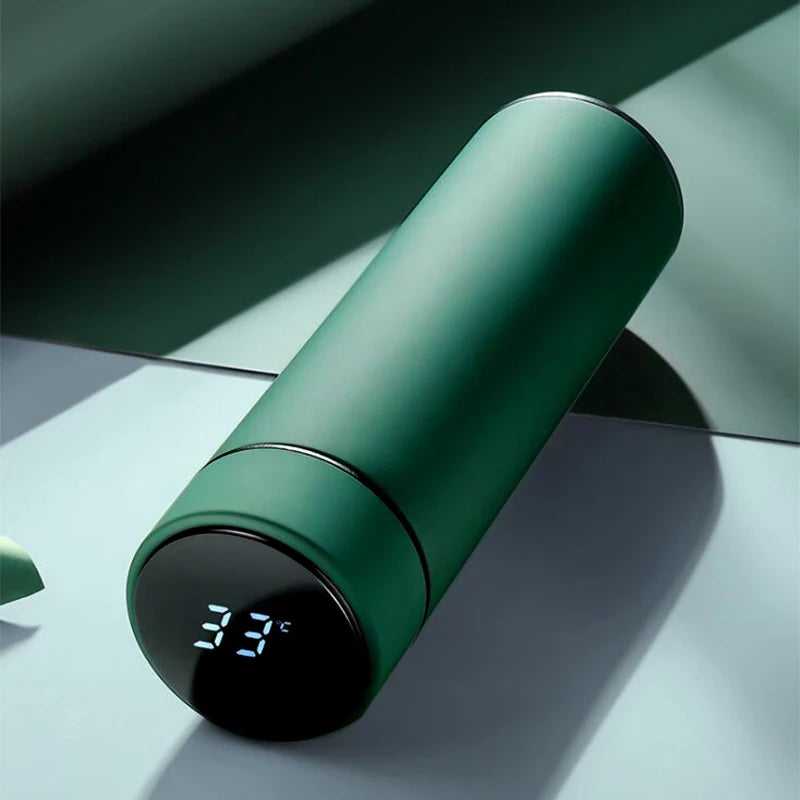 "500ml Smart Stainless Steel Water Bottle with Temperature Display - Leakproof Vacuum Flask for Coffee & Milk - Perfect Christmas Gift!" - Authentifactor
