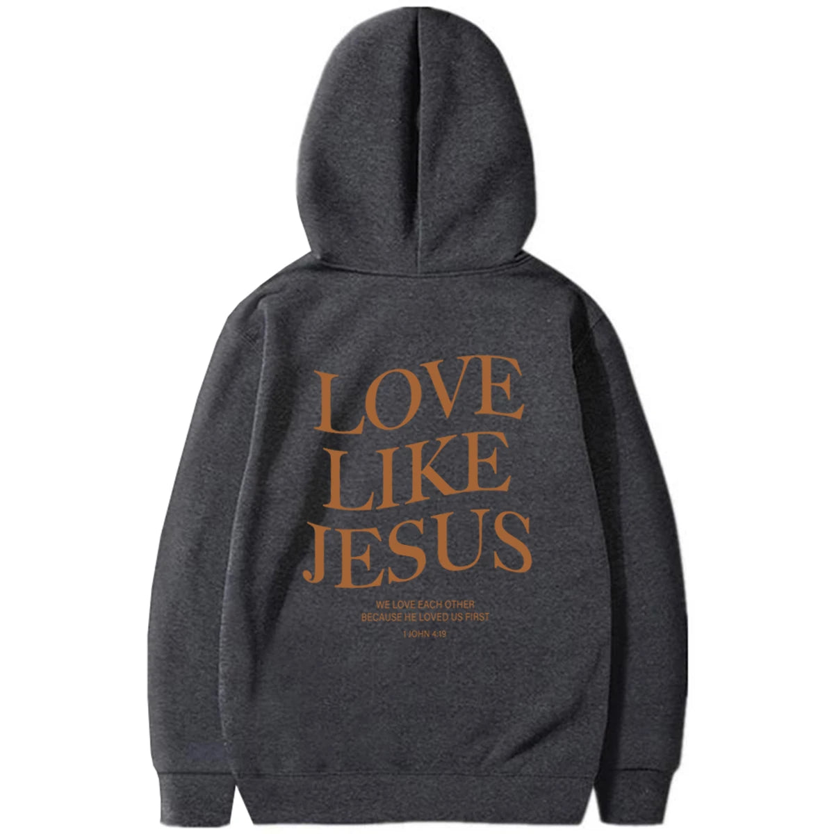 Love like Jesus Inspirational Christian Hoodie Faith Based Religious Hoodies Christian Apparel Bible Verse Jesus Sweatshirt Top - Authentifactor