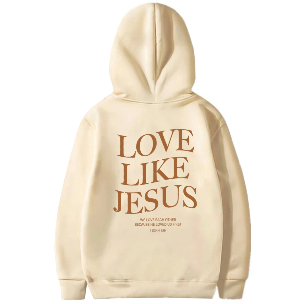 Love like Jesus Inspirational Christian Hoodie Faith Based Religious Hoodies Christian Apparel Bible Verse Jesus Sweatshirt Top - Authentifactor