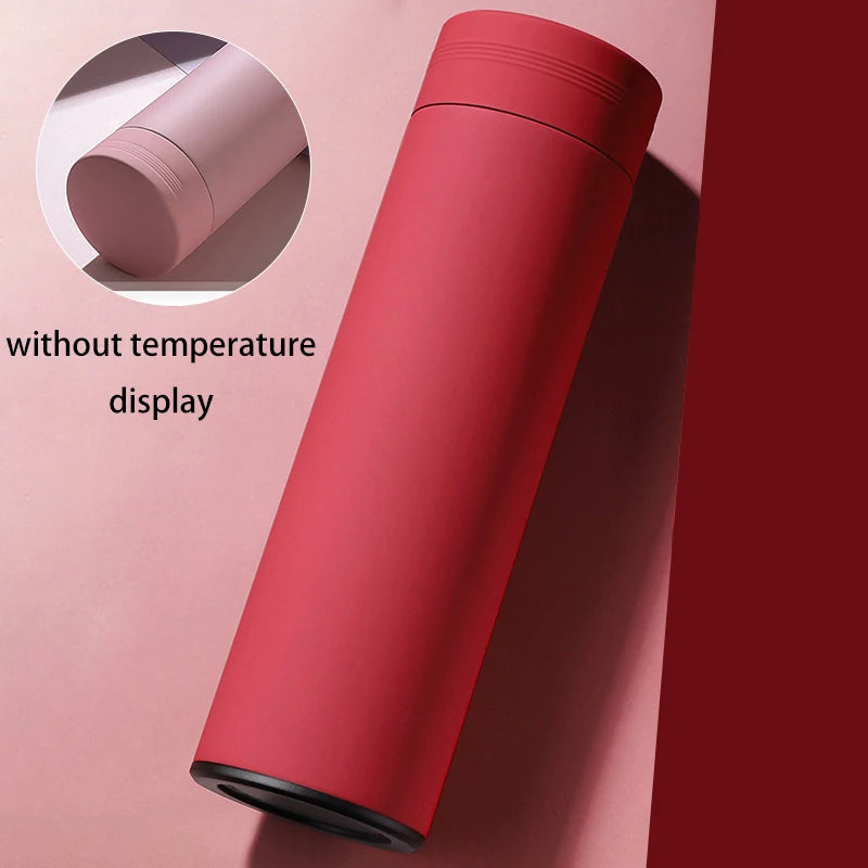 "500ml Smart Stainless Steel Water Bottle with Temperature Display - Leakproof Vacuum Flask for Coffee & Milk - Perfect Christmas Gift!" - Authentifactor