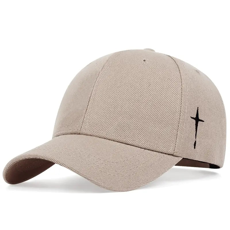 Unisex Simple Cross Water Drop Adjustable Casual Hat Sunscreen Hat - Authentifactor