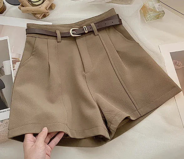 Simple High Waist A- Line Wide Leg Pants - Authentifactor