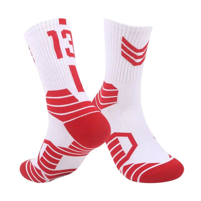 Breathable Non-Slip Professional Basketball Socks for Men, Women, and Kids - Ideal for Sports, Cycling, Climbing, and Running - Authentifactor