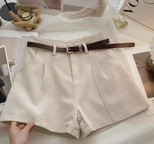 Simple High Waist A- Line Wide Leg Pants - Authentifactor