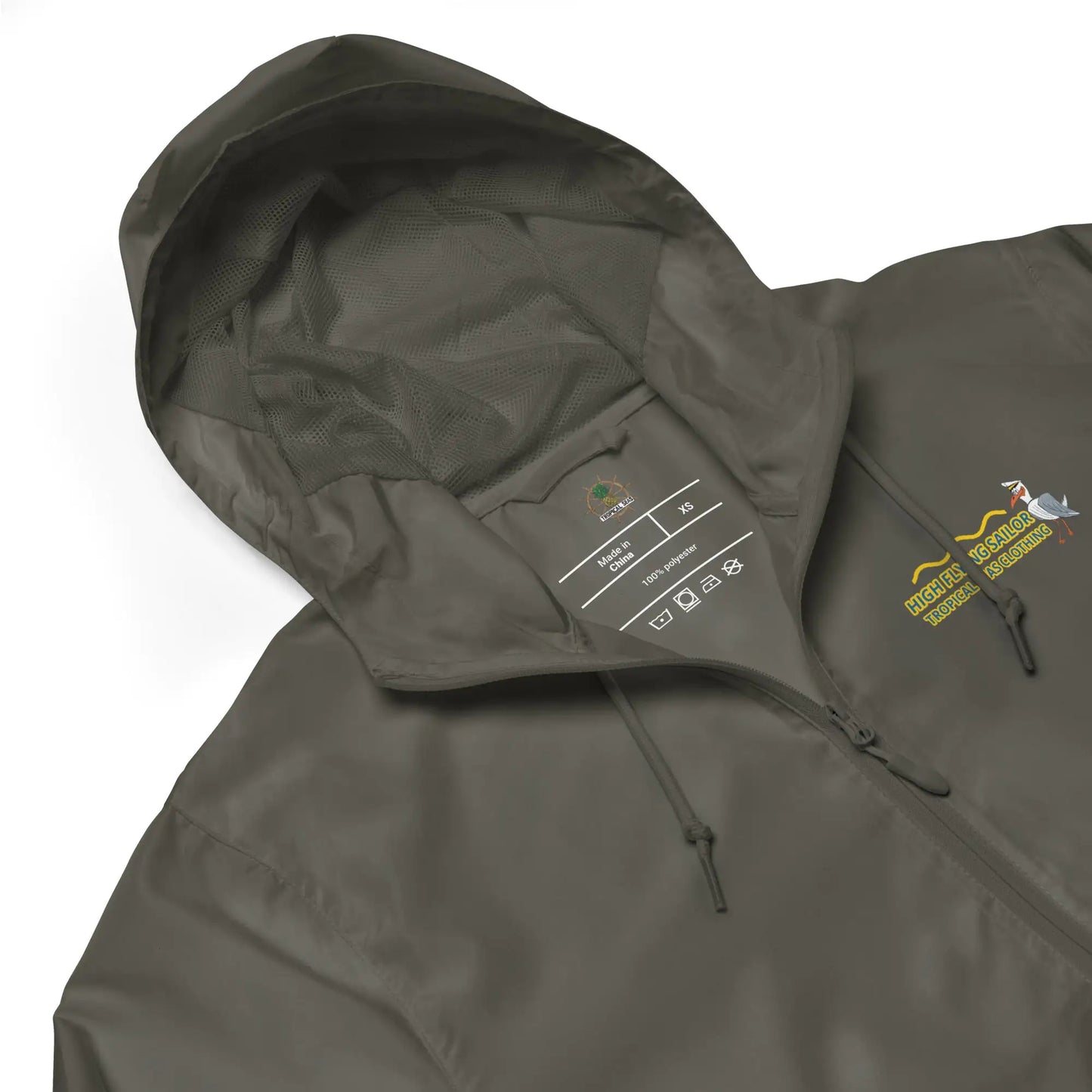 High Flying Sailor Lightweight Zip Up Windbreaker - Authentifactor