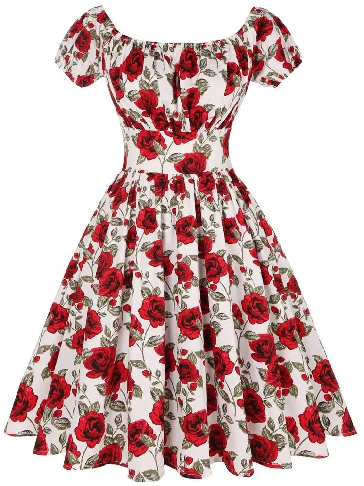 Rockabilly Women Swing Dress - Authentifactor