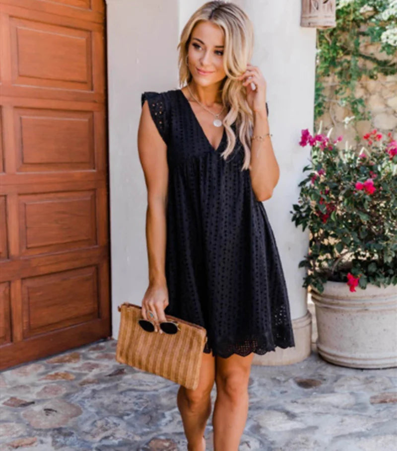 Lace Dresses With Pocket - Authentifactor