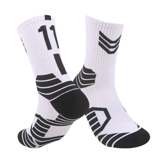 Breathable Non-Slip Professional Basketball Socks for Men, Women, and Kids - Ideal for Sports, Cycling, Climbing, and Running - Authentifactor