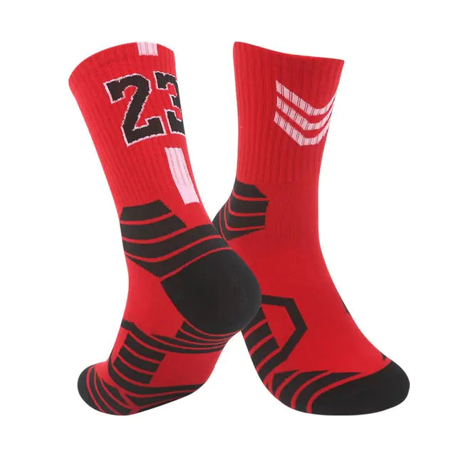 Breathable Non-Slip Professional Basketball Socks for Men, Women, and Kids - Ideal for Sports, Cycling, Climbing, and Running - Authentifactor