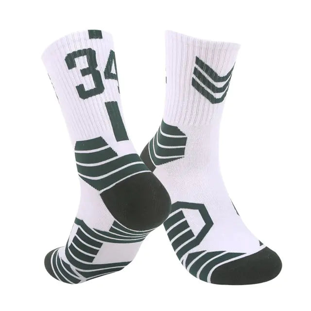 Breathable Non-Slip Professional Basketball Socks for Men, Women, and Kids - Ideal for Sports, Cycling, Climbing, and Running - Authentifactor
