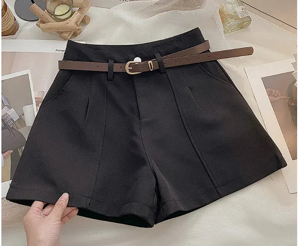 Simple High Waist A- Line Wide Leg Pants - Authentifactor