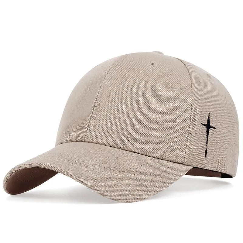 Unisex Simple Cross Water Drop Adjustable Casual Hat Sunscreen Hat - Authentifactor