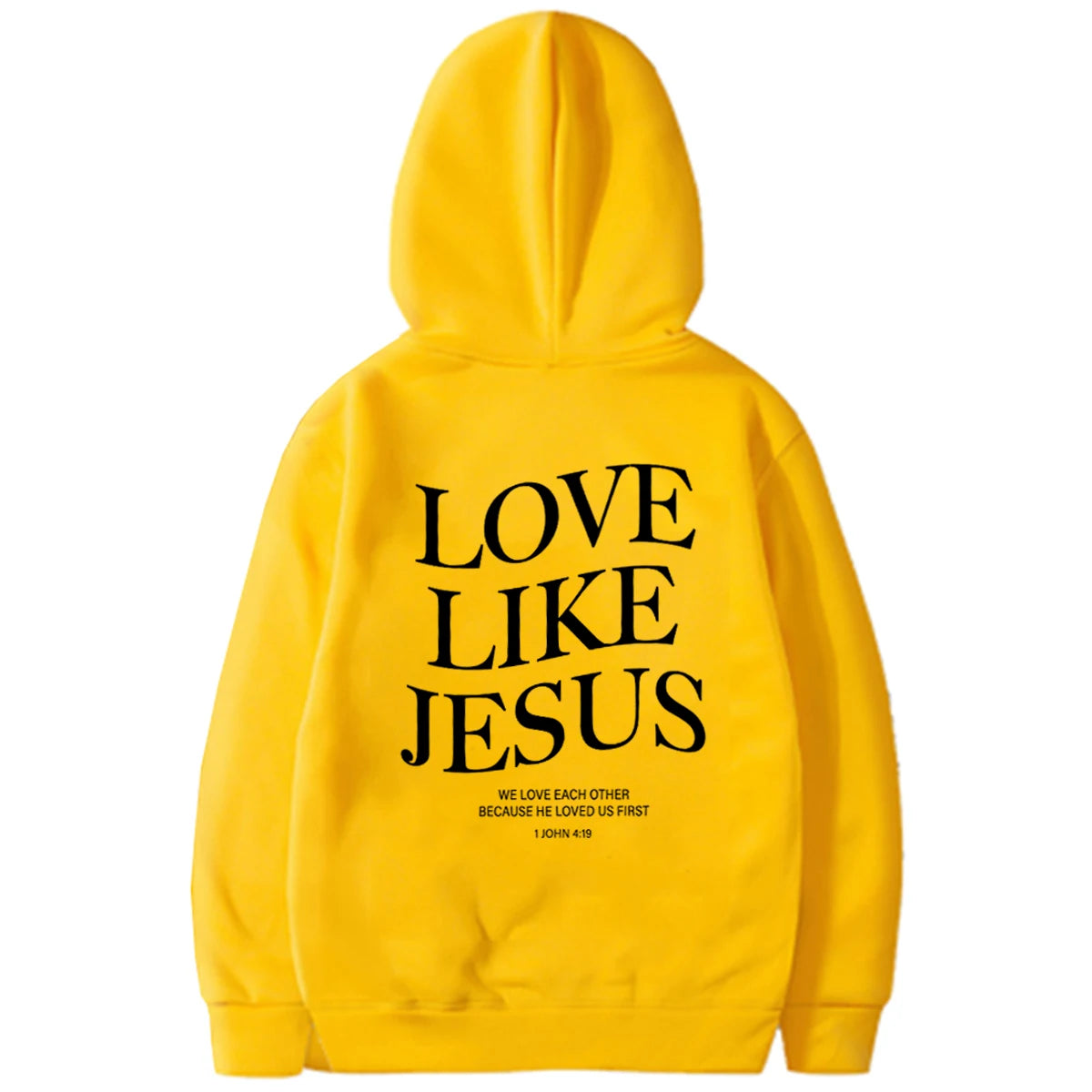 Love like Jesus Inspirational Christian Hoodie Faith Based Religious Hoodies Christian Apparel Bible Verse Jesus Sweatshirt Top - Authentifactor