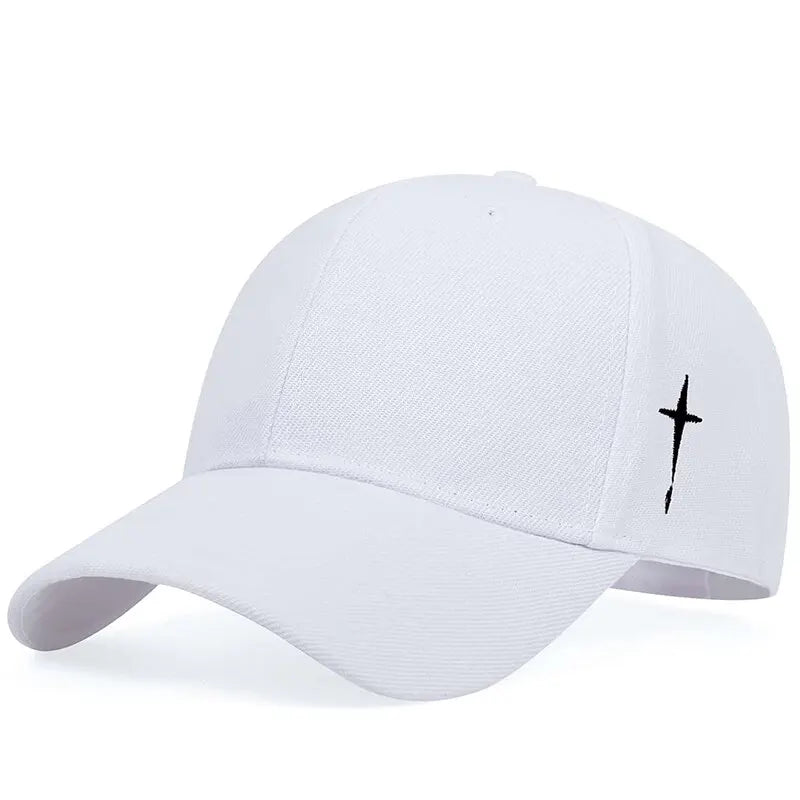 Unisex Simple Cross Water Drop Adjustable Casual Hat Sunscreen Hat - Authentifactor