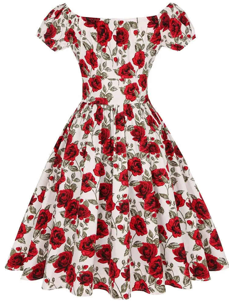 Rockabilly Women Swing Dress - Authentifactor