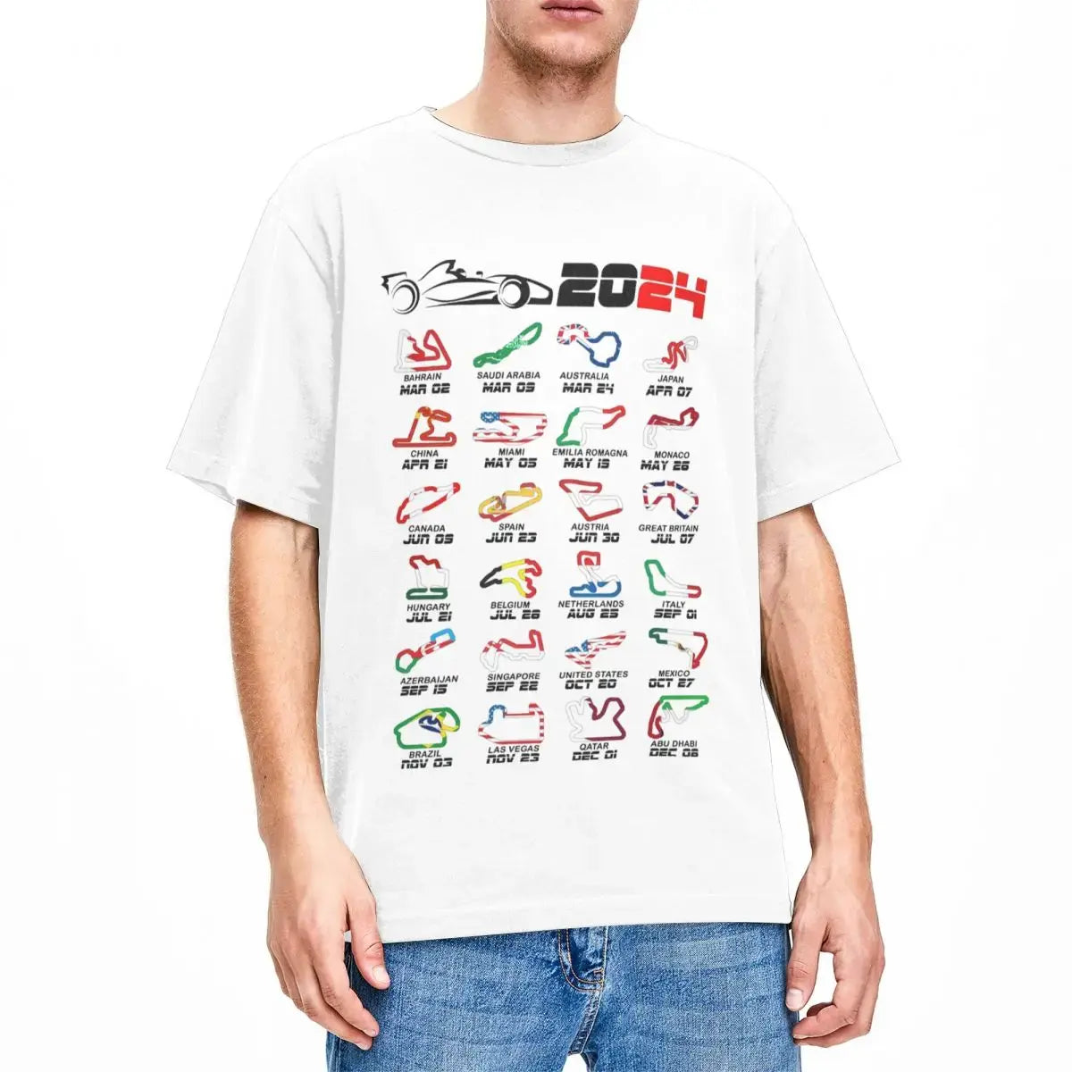 F1 Racing Circuits T-Shirt - Authentifactor