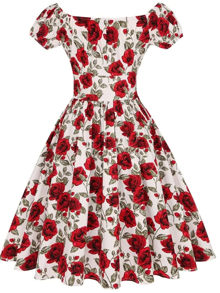 Rockabilly Women Swing Dress - Authentifactor