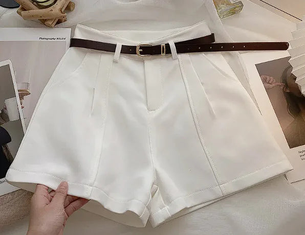 Simple High Waist A- Line Wide Leg Pants - Authentifactor