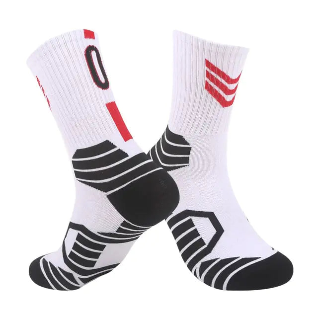Breathable Non-Slip Professional Basketball Socks for Men, Women, and Kids - Ideal for Sports, Cycling, Climbing, and Running - Authentifactor