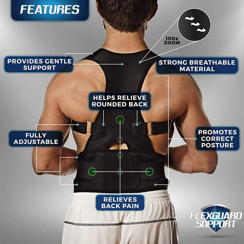 Posture Corrector For Women Men - Authentifactor