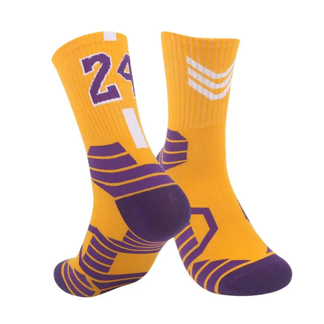 Breathable Non-Slip Professional Basketball Socks for Men, Women, and Kids - Ideal for Sports, Cycling, Climbing, and Running - Authentifactor