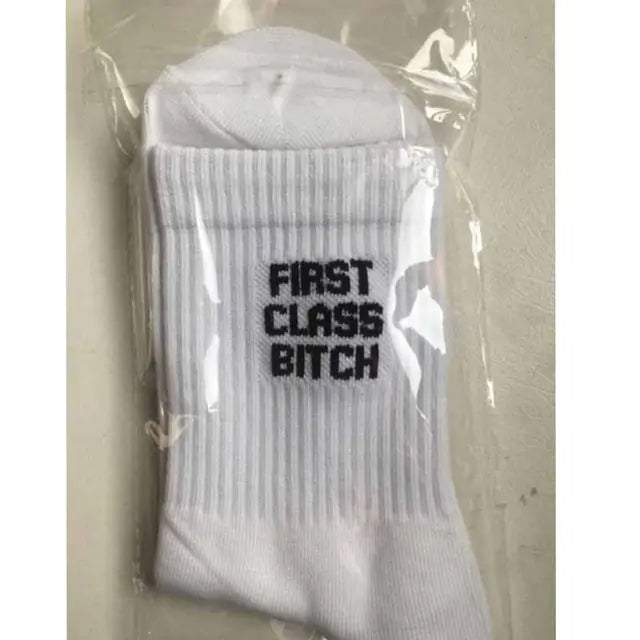 Hip Hop Humor Printed Crew Socks - Authentifactor