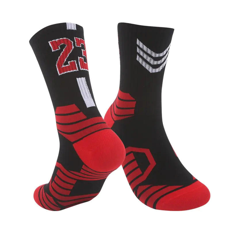 Breathable Non-Slip Professional Basketball Socks for Men, Women, and Kids - Ideal for Sports, Cycling, Climbing, and Running - Authentifactor