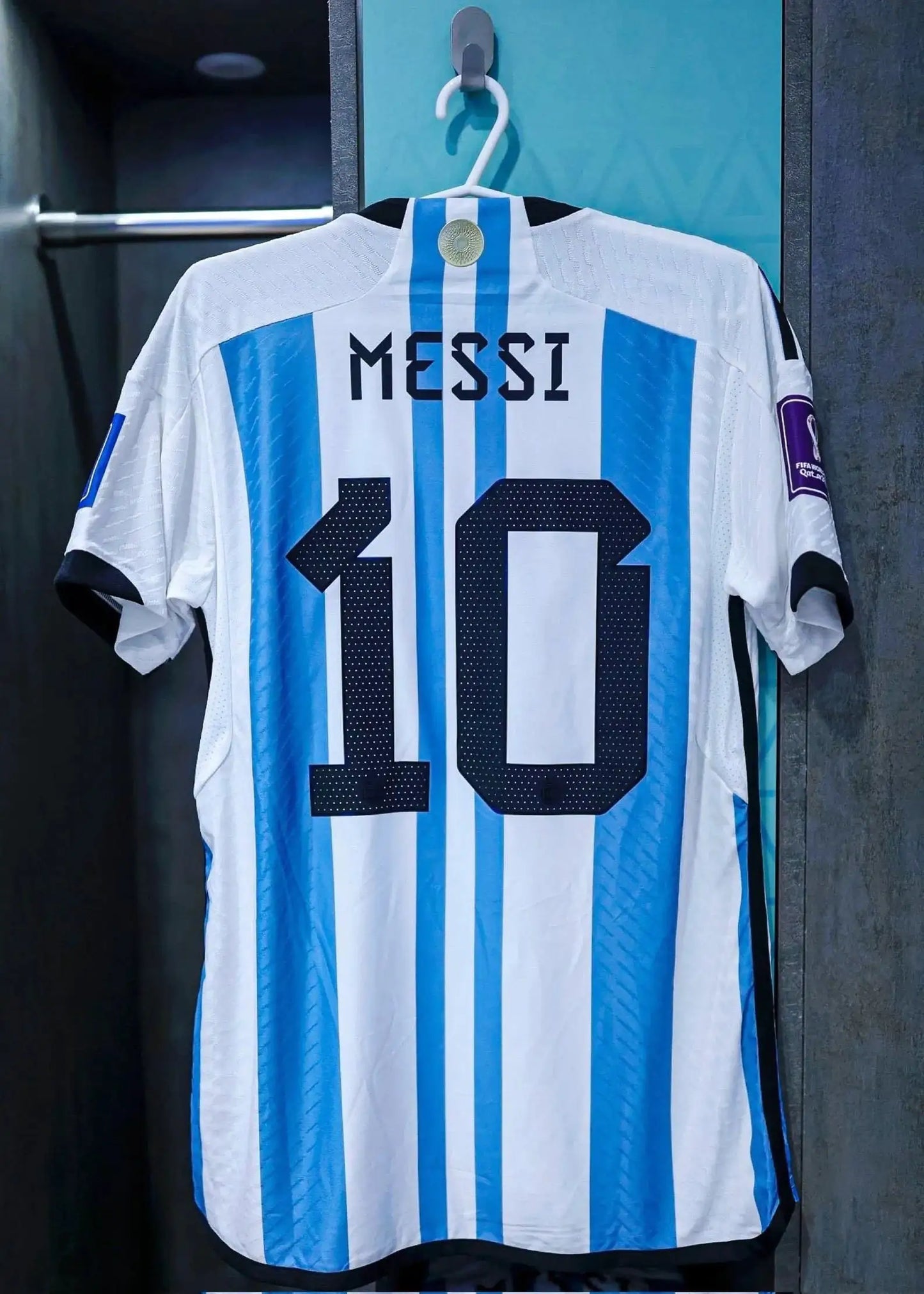 Messi #10 Premium Adidas Jersey 2022 Champions Argentina