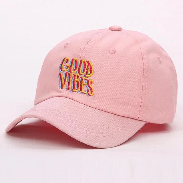 2017 New Men Women Good Vibes Dad Hat