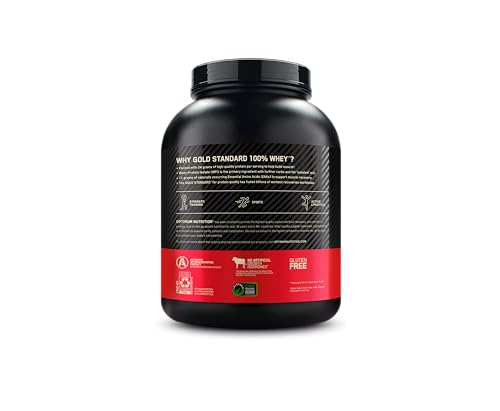 Revitalise with Optimum Nutrition Gold Standard 100% Whey Protein Powder, Double Rich Chocolate, 2 Pound (Packaging May Vary)