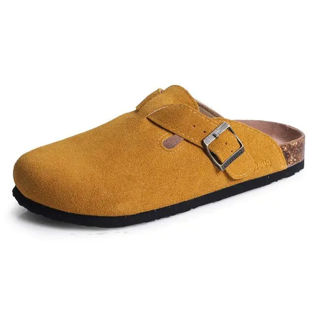 Women Closed Toe Cork Slippers