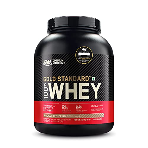 Revitalise with Optimum Nutrition Gold Standard 100% Whey Protein Powder, Double Rich Chocolate, 2 Pound (Packaging May Vary)