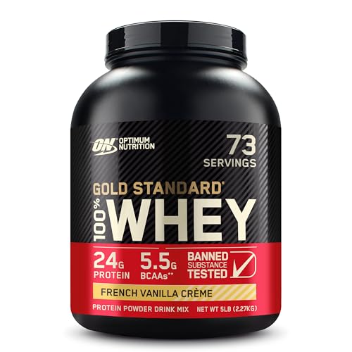 Revitalise with Optimum Nutrition Gold Standard 100% Whey Protein Powder, Double Rich Chocolate, 2 Pound (Packaging May Vary)