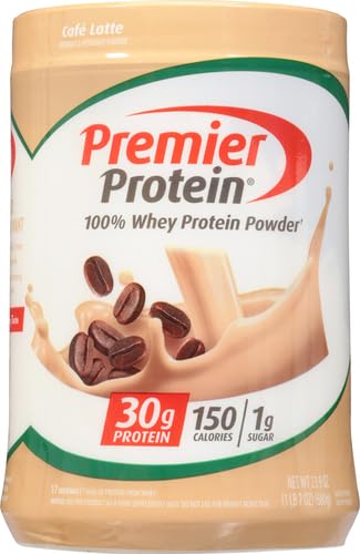 Ultimate Revitalization with Premier Protein Powder, Vanilla Milkshake - 30g Protein, 1g Sugar, 100% Whey Protein, Keto Friendly, No Soy Ingredients, Gluten Free - 17 Servings, 23.3 Ounces.