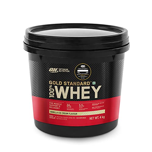 Revitalise with Optimum Nutrition Gold Standard 100% Whey Protein Powder, Double Rich Chocolate, 2 Pound (Packaging May Vary)