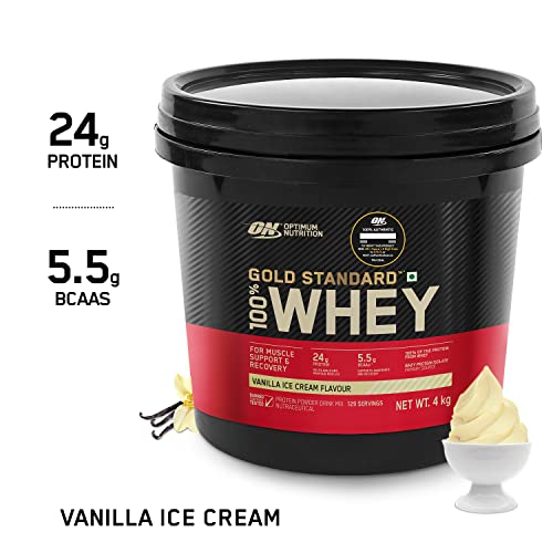 Revitalise with Optimum Nutrition Gold Standard 100% Whey Protein Powder, Double Rich Chocolate, 2 Pound (Packaging May Vary)