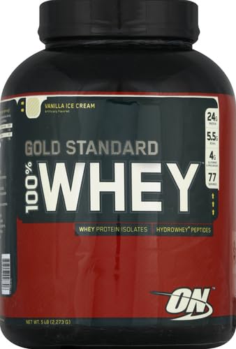 Revitalise with Optimum Nutrition Gold Standard 100% Whey Protein Powder, Double Rich Chocolate, 2 Pound (Packaging May Vary)