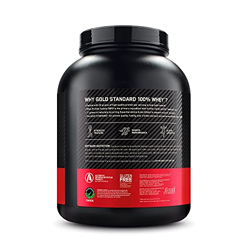 Revitalise with Optimum Nutrition Gold Standard 100% Whey Protein Powder, Double Rich Chocolate, 2 Pound (Packaging May Vary)