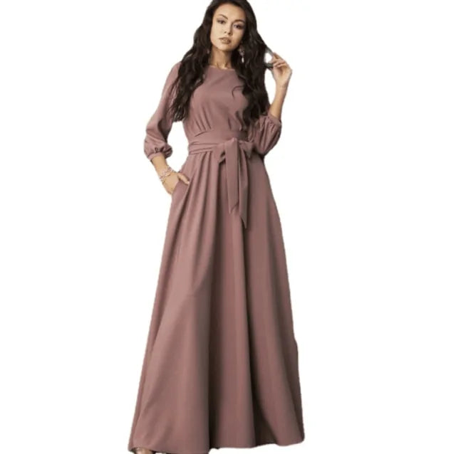 Casual Sashes Elegance Dress