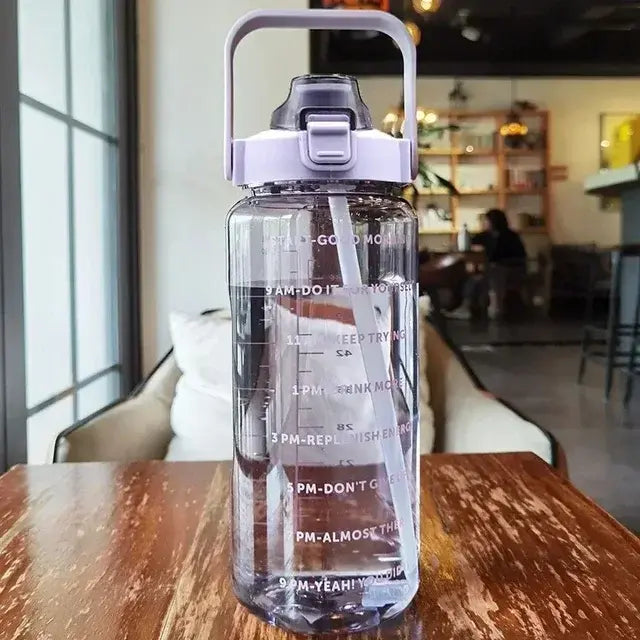 Portable Water Bottle Cup With Straw to Keep Hydrated