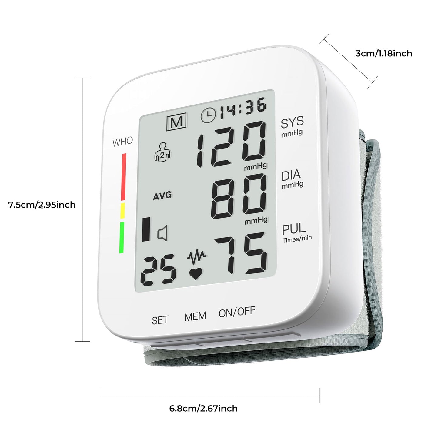 Pro Wrist Blood Pressure Monitor