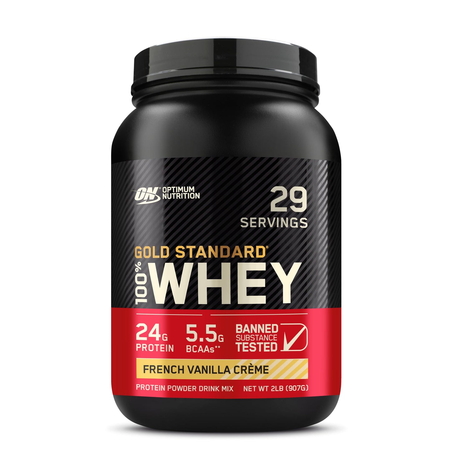 Revitalise with Optimum Nutrition Gold Standard 100% Whey Protein Powder, Double Rich Chocolate, 2 Pound (Packaging May Vary)