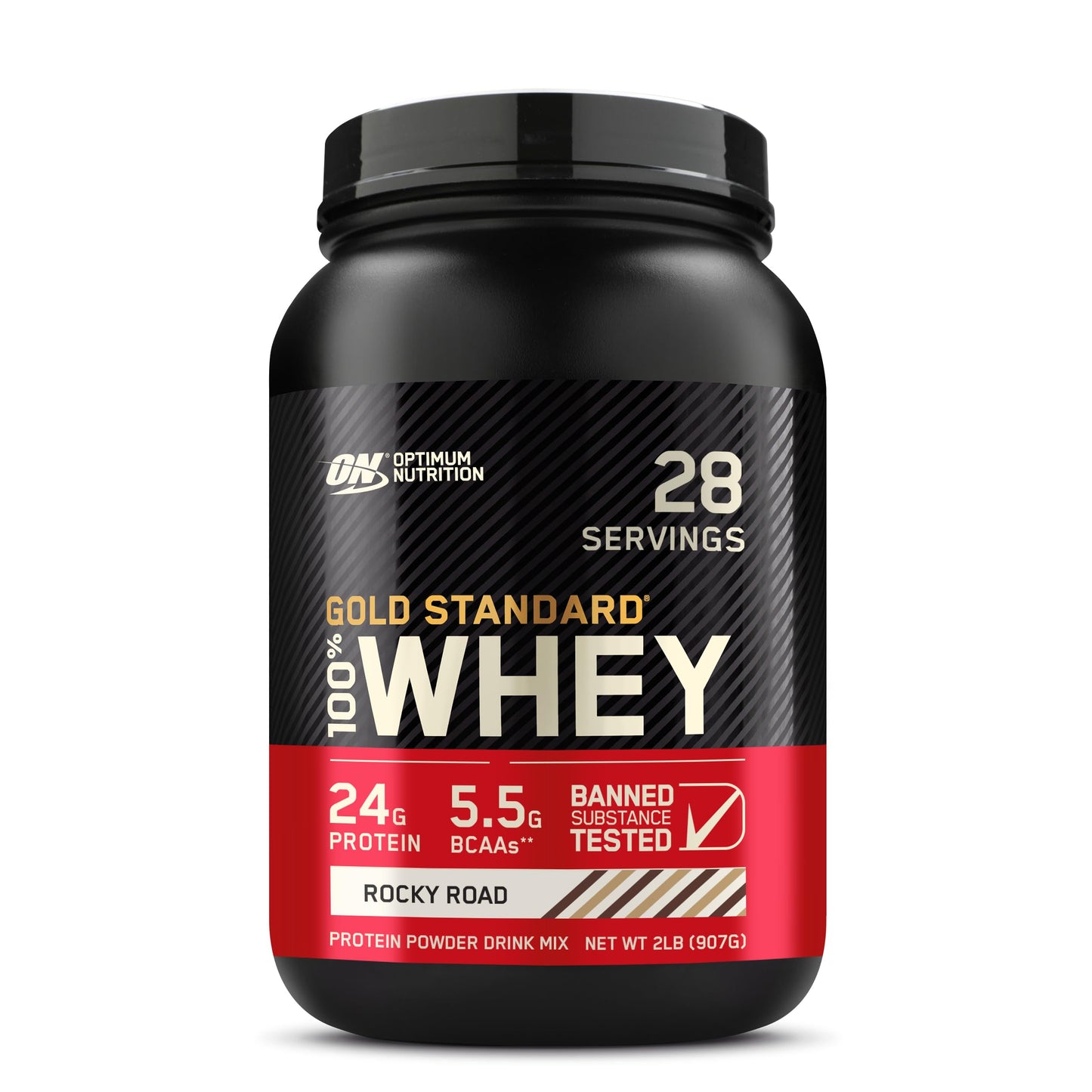 Revitalise with Optimum Nutrition Gold Standard 100% Whey Protein Powder, Double Rich Chocolate, 2 Pound (Packaging May Vary)