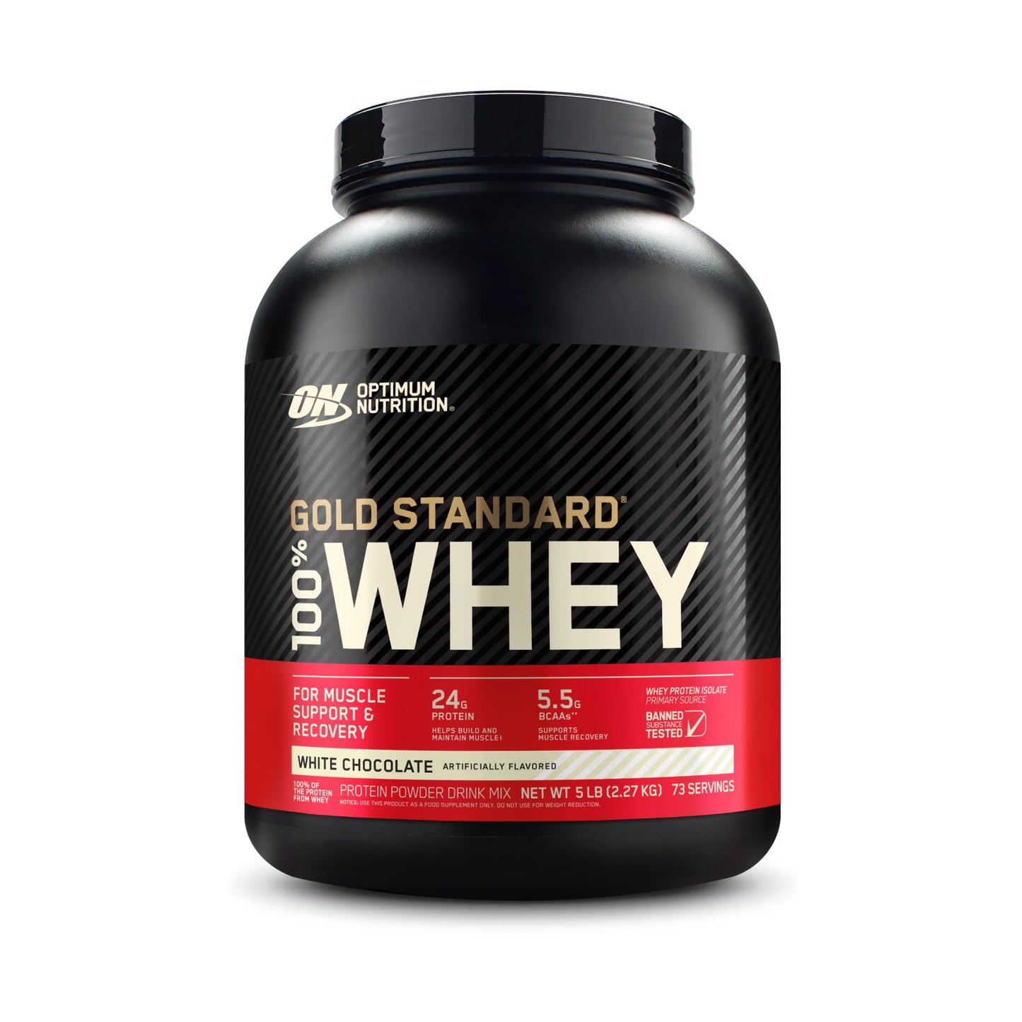 Revitalise with Optimum Nutrition Gold Standard 100% Whey Protein Powder, Double Rich Chocolate, 2 Pound (Packaging May Vary)