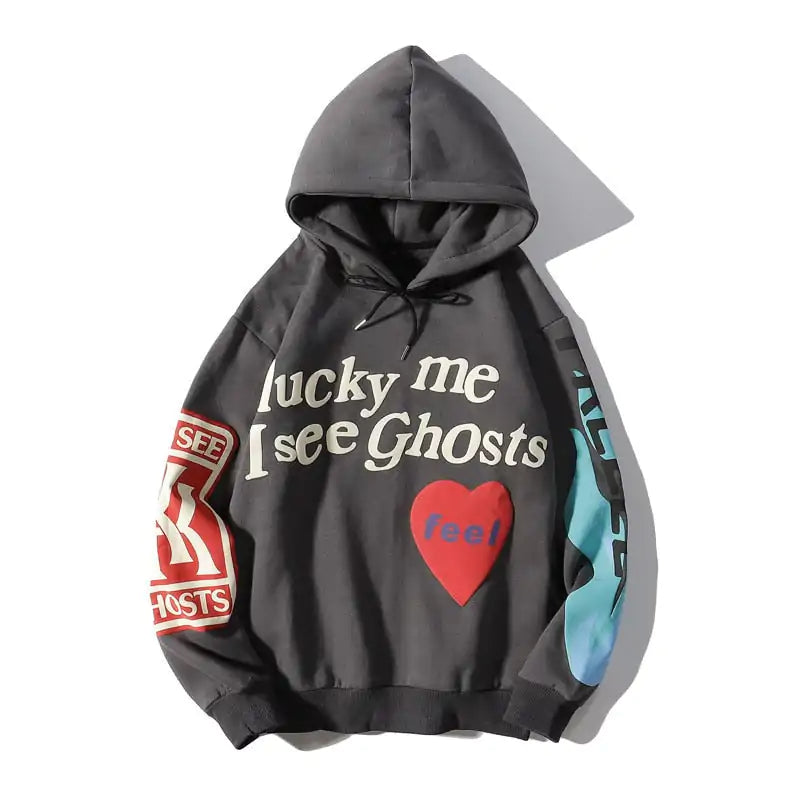 Graffiti Letter Printed Hoodie