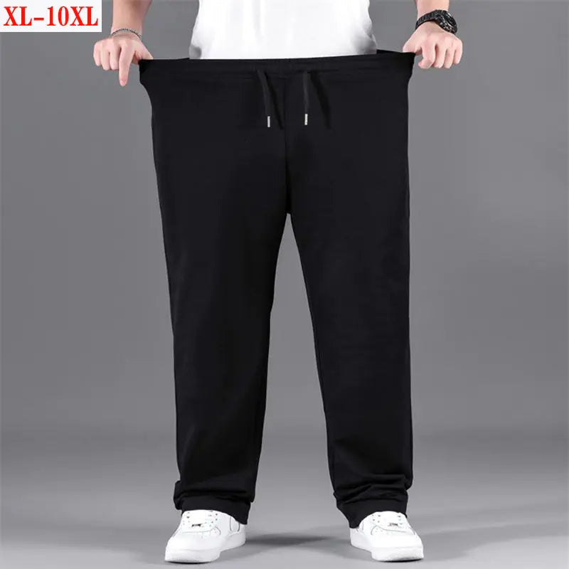 Oversized Men Black Casual Sweatpants