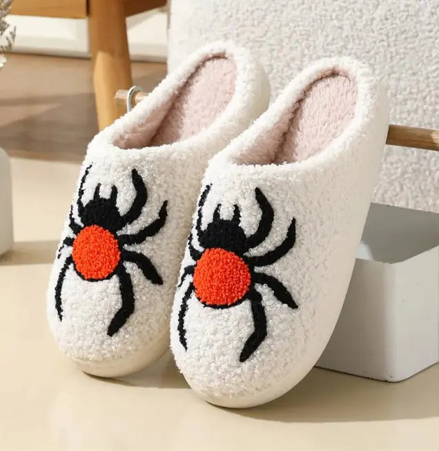 Halloween Spider Slippers