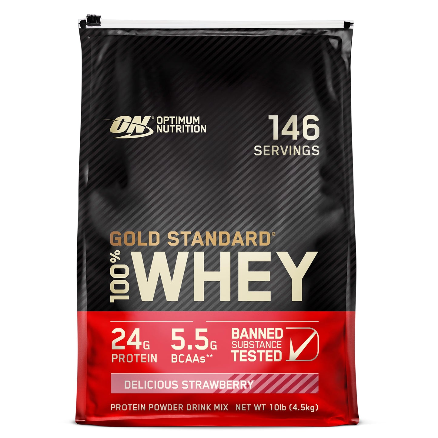 Revitalise with Optimum Nutrition Gold Standard 100% Whey Protein Powder, Double Rich Chocolate, 2 Pound (Packaging May Vary)