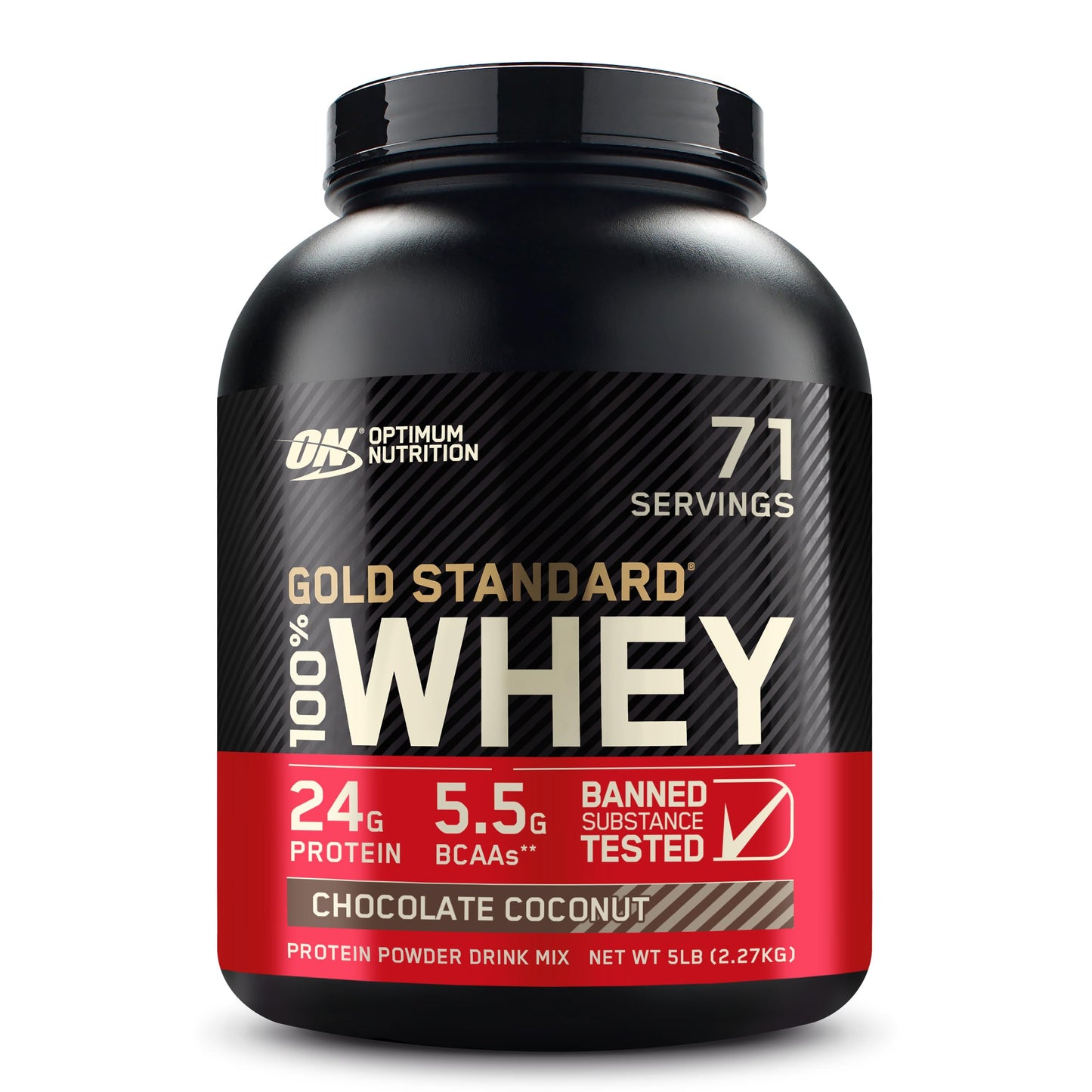 Revitalise with Optimum Nutrition Gold Standard 100% Whey Protein Powder, Double Rich Chocolate, 2 Pound (Packaging May Vary)